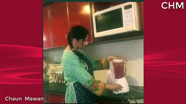 Actress Sahiba Afzal Preparing Iftar For Her Family