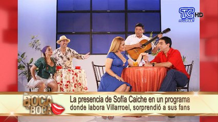 La presencia de Sofía Caiche en un programa donde labora Villarroel, sorprendió a sus fans