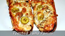 Toasted Tuna Panini - Easy Panini Recipe with Tuna, Onion & Cheese