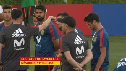 En coulisses - Hierro dirige son premier entraînement