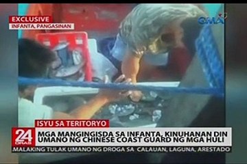 Mga mangingisda sa Pangasinan, kinuhanan din daw ng Chinese coast guard ng mga huli