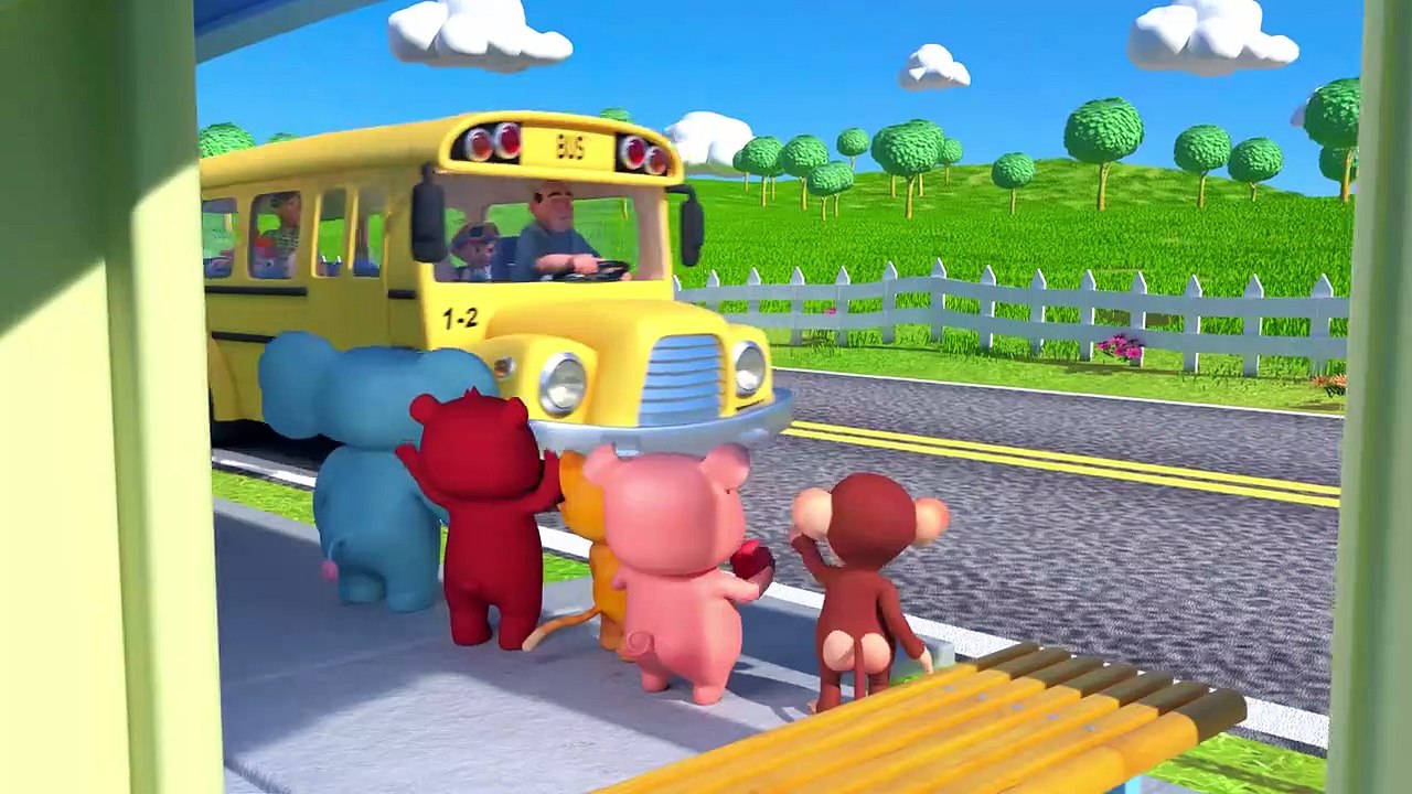 Wheels on the Bus | Nursery Rhymes & Kids Songs