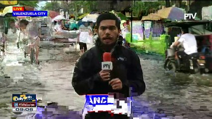 Update sa sitwasyon sa Valenzuela City kaugnay ng ilang araw na pag-ulan