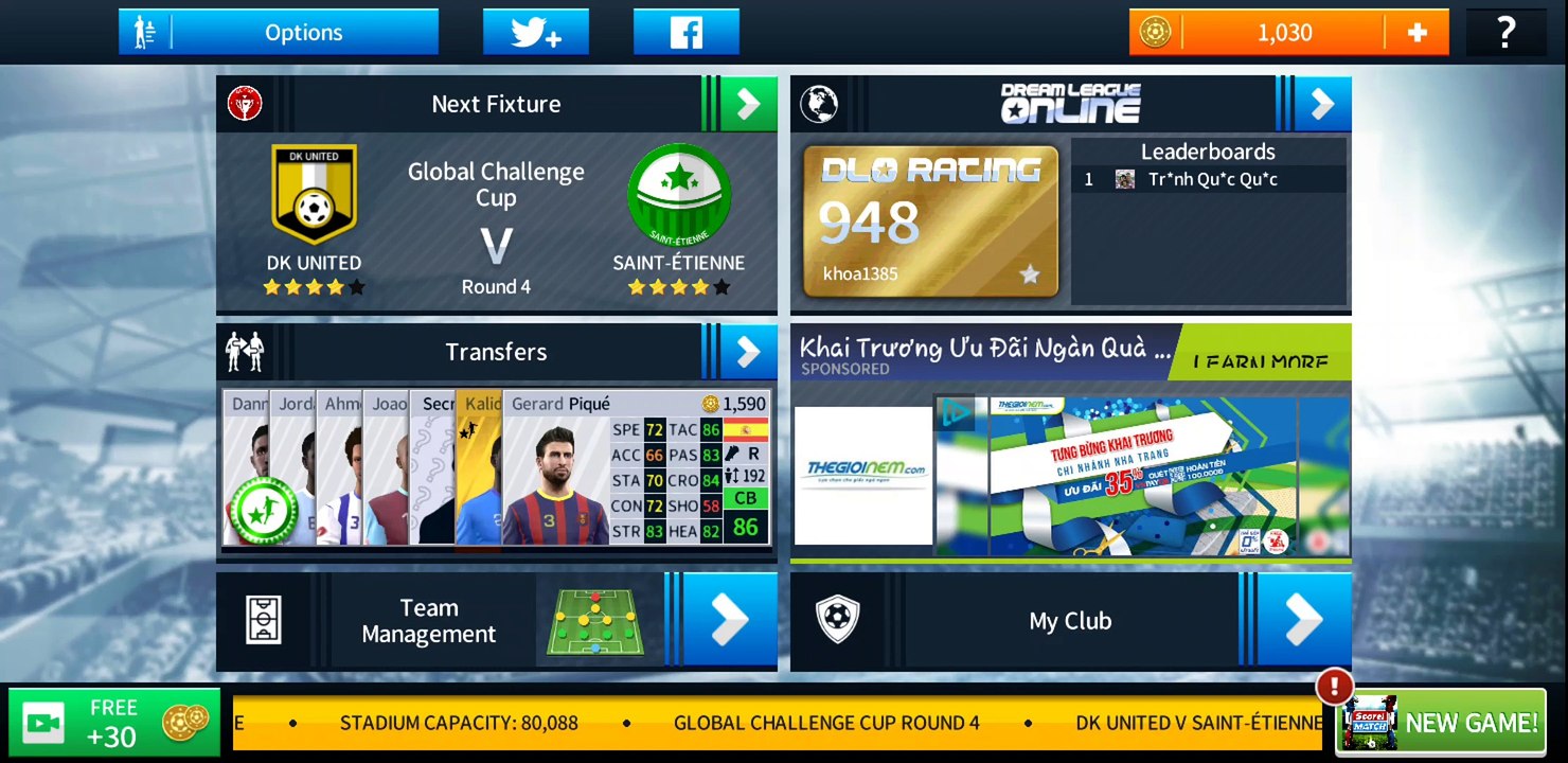 Dream League 2018 IOS Android - Season 2 - Game 12