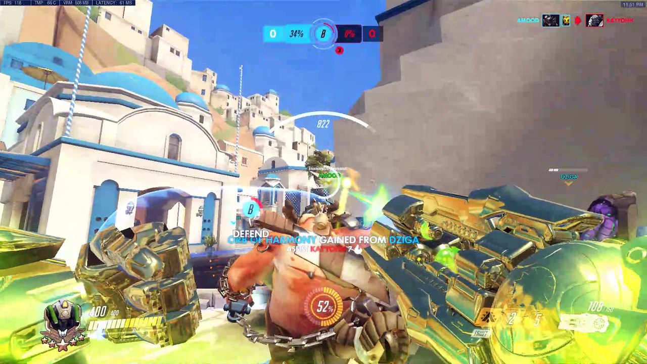 OVERWATCH - PLAT DUO CARRIES?! FAT ORISA PULL!