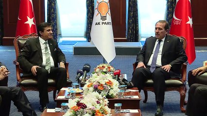 Siyasi partilerde bayramlaşma - DP'den AK Parti'ye ziyaret - ANKARA