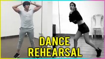 Karanvir Bohra And Nia Sharma Dance Rehearsal For Gold Awards 2018