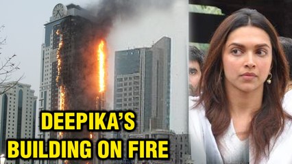 Deepika Padukone's Building Catches Fire | Is Deepika Safe? | दीपिका के बिल्डिंग में लगी भीषण आग