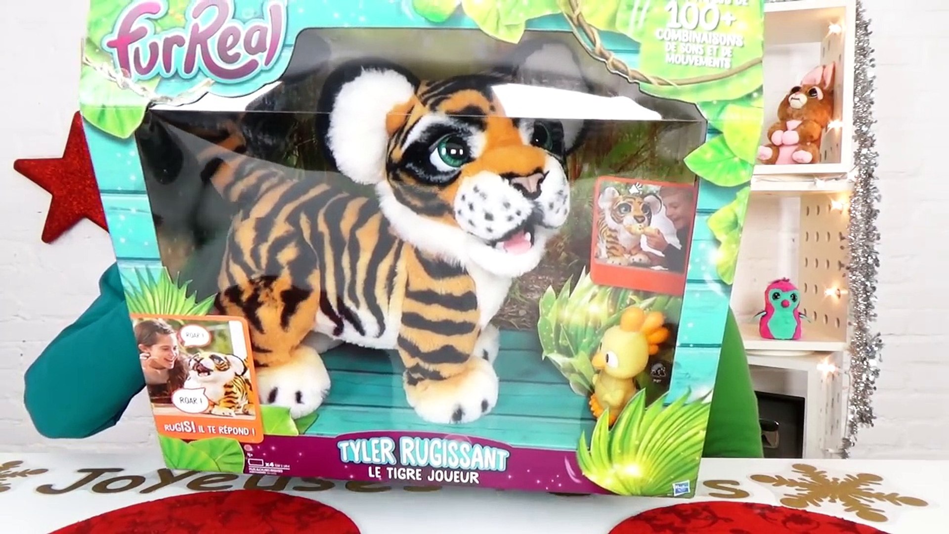 Un TIGRE RUGISSANT dans notre MAISON !!! - Peluche TYLER tigre FurReal  friends - Vidéo Dailymotion