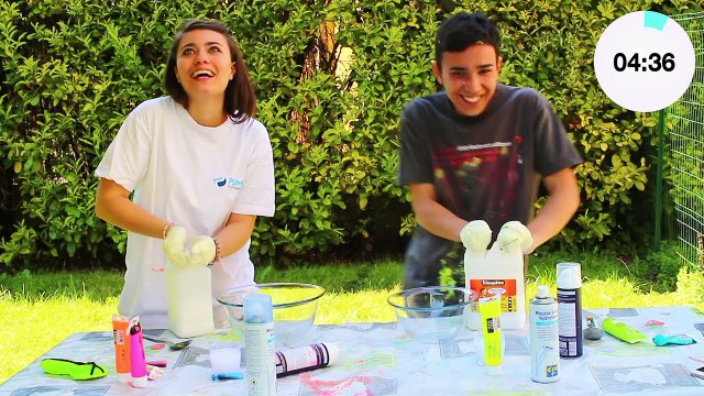 ON FAIT DU SLIME SANS LES MAINS -!! CONCOURS ! JustJonathan