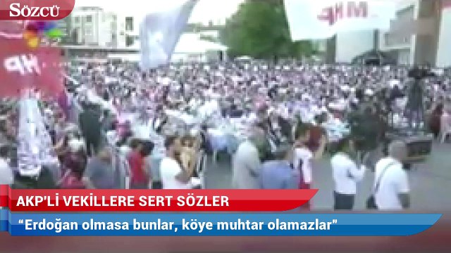 MHP’li adaydan AKP’li vekillere sert sözler