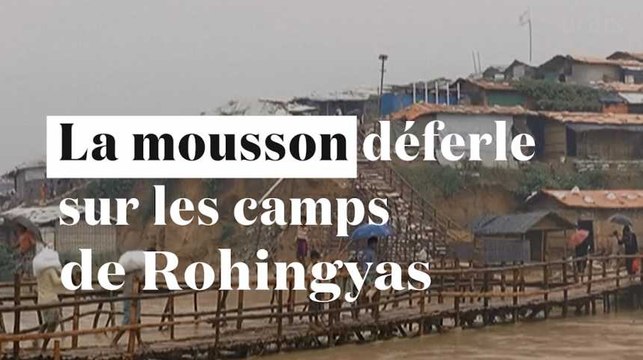 Rohingyas : la mousson s'abat sur les camps de réfugiés