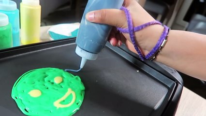 PANCAKE ART CHALLENGE !!! - frere VS SOEUR  #SAKINAFAMILY