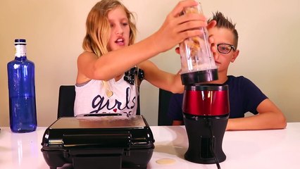 MAKING WAFFLES out of RANDOM THINGS!!!!! CRAZY WAFFLE CHALLENGE!!!!