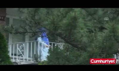 Adil Öksüz'ün eşi ABD'de görüntülendi