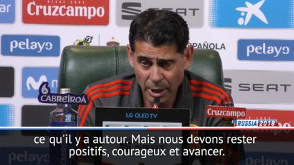 Espagne - Hierro : "Nous ne devons pas penser au passé"