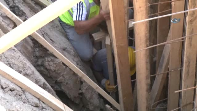 Köprülü Kavşak İnşaatında Göçük: 1 Yaralı