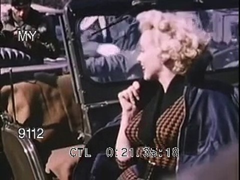 Marilyn Monroe in Korea with the Troops 1954 [Rare Color Video]