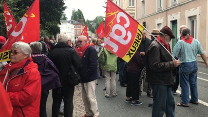 Manifestation des retraités contre la hausse de la CSG