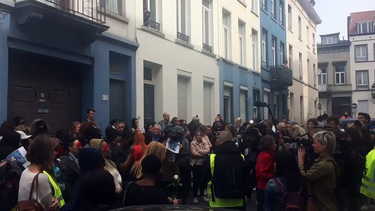 Schaerbeek: des prostituées nigérianes chantent en hommage à Eunice
