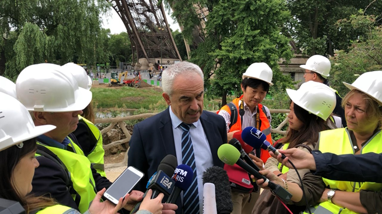 Bernard Gaudillère, président de la Sete, évoque la sécurité à la Tour Eiffel