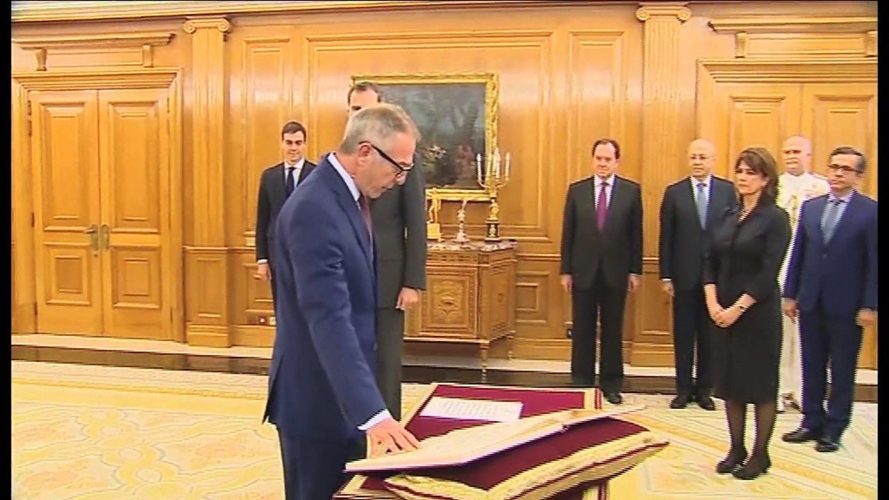 José Guirao promete su cargo ante el rey como nuevo ministro