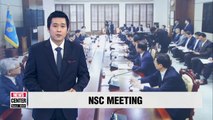 President Moon convenes full NSC meeting to address outcome of the Singapore summit