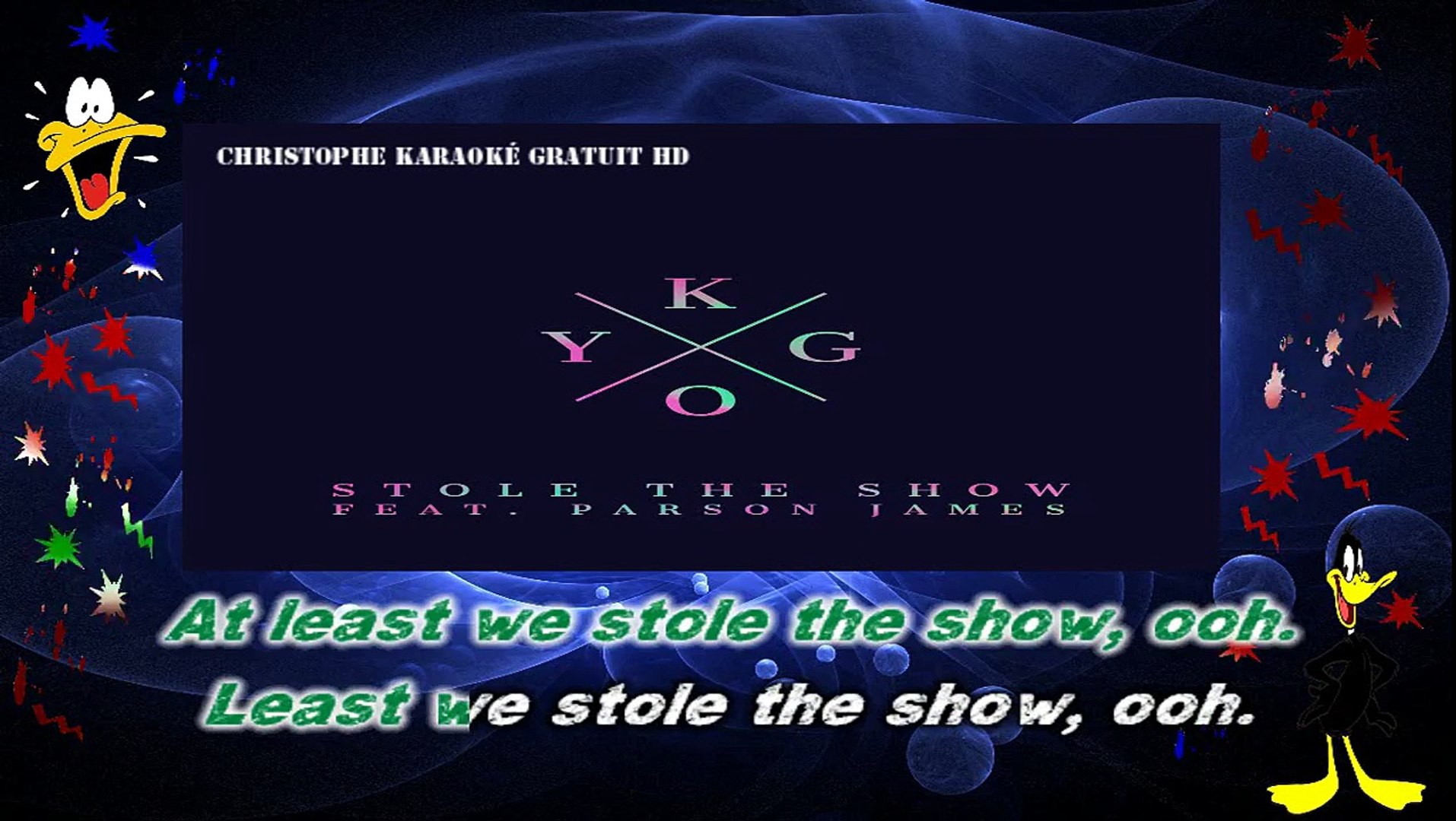 Kygo feat Parson James - Stole the show KARAOKE / INSTRUMENTAL - Vidéo  Dailymotion