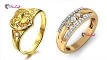 Name Ring_Custom initial Ring_Gold initial Ring designs _ New Look