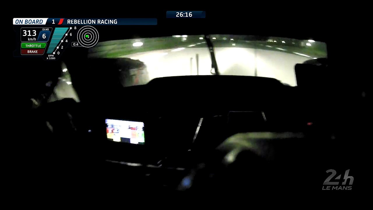 Camera on board Rebellion #1 - 24 Heures du Mans