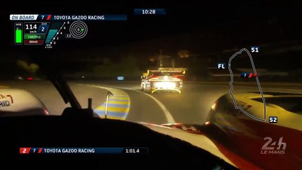 Camera on board Toyota #7 - 24 Heures du Mans 2018