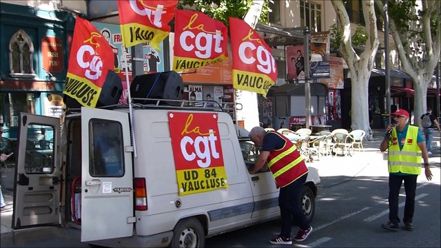 Manifestation de retraités Avignon