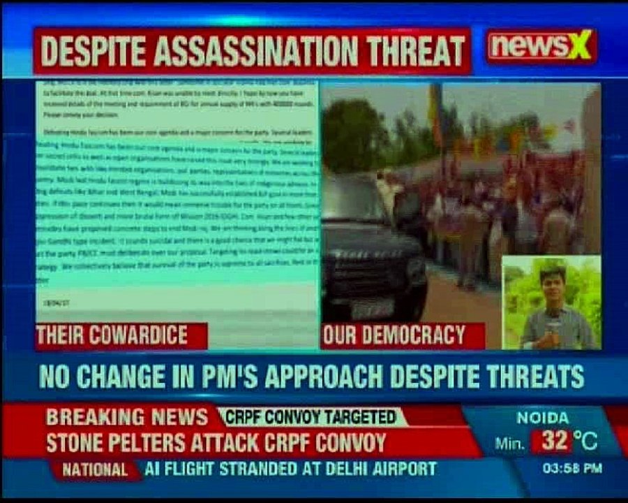 PM meets and greets public in Chhattisgarh; no change in PM's approach despite threats