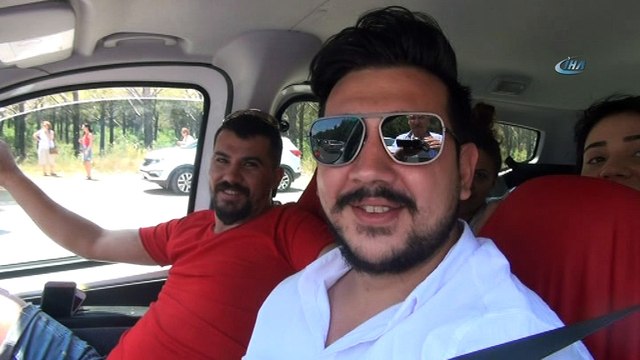Yerli turistler akın etti, trafik felç oldu