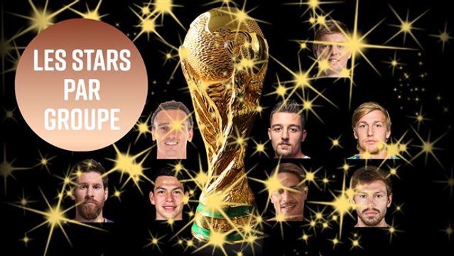 Les stars du foot qui vont briller dans chaque groupe