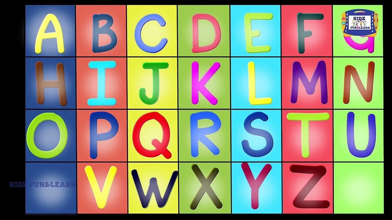ABC Song on Tiles - Kids Learning ABC on Tiles - ABC Song for Children - Kidz Fun and Learn -