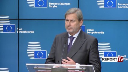 Report Tv - Hahn: Shqipëria plotësoi kërkesat, ne duhet të mbajmë premtimin