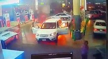 A Gas Station Was Saved By People From A Burning Car