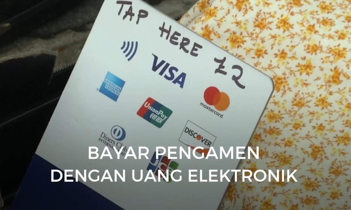 Bayar Pengamen dengan Uang Elektronik