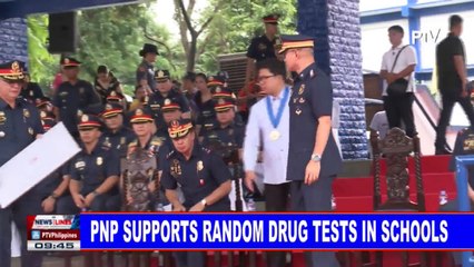 PNP supports random drug test in schools