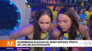 Chicas de EEG, elogian el físico de la selección peruana