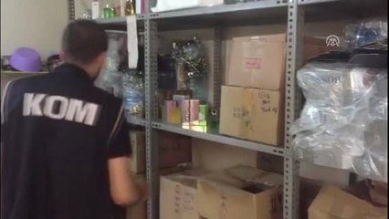 Küçükçekmece'de Sahte Parfüm Operasyonu