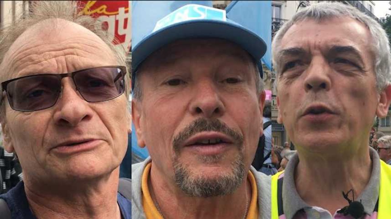 Manif des retraités : "Je ne peux même plus me payer une place de cinéma par mois"