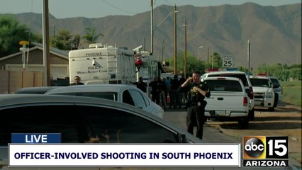 Officer-involved shooting in south Phoenix