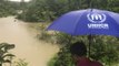 UNHCR Footage Captures Flooded Conditions as Rohingya Refugee Settlements Evacuated in Bangladesh