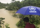 UNHCR Footage Captures Flooded Conditions as Rohingya Refugee Settlements Evacuated in Bangladesh