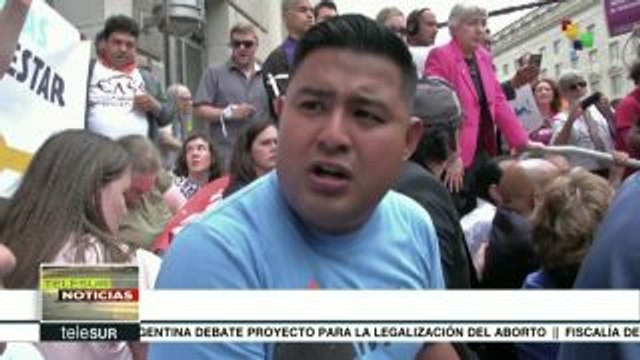Protestan en EE.UU. contra política migratoria de tolerancia cero