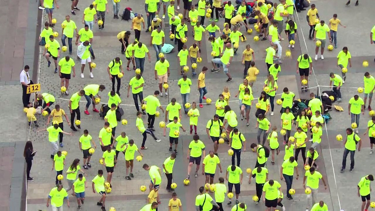 Nuevo récord de dominio de balón en Polonia