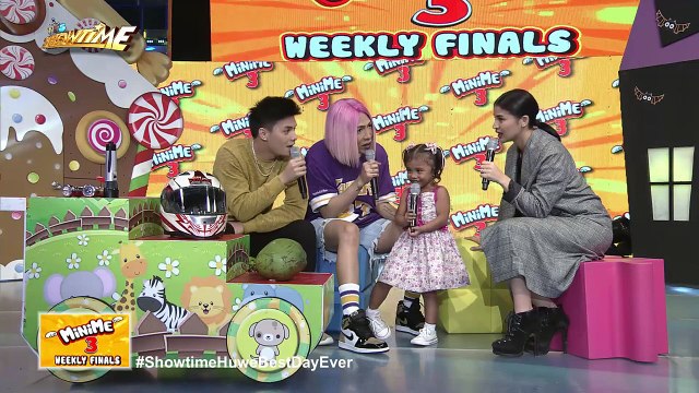 It's Showtime MiniMe 3: Minime Reianah gets angry at Jhong