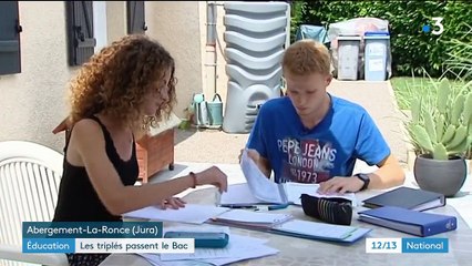 Éducation : dans le Jura, des triplés passent le bac